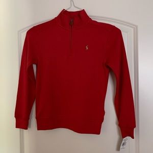 Boys polo by Ralph Lauren quarter zip NWT
